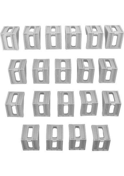 20PCS 4040 Alüminyum Köşe Braketler Köşe Bağlantı Açısı 40 x 35 Konektör Bağlantı Eden 4040 Endüstriyel Alüminyum Profil (Yurt Dışından)