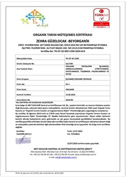 Organik Bebek İrmiği 2×350 gr Ek Gıda Tahıllı Ürün 6 Aylık ve Üzeri Bebekler İçin fırsatları