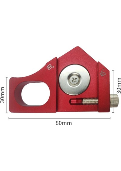 Konumlandırma Blok Ayarlanabilir Ölçüm Açısı Cetveli Işaretleme Araçları Ahşap Işçisi Işaretleme Konumlandırma Araçları 80X30MM (Yurt Dışından) fırsatları