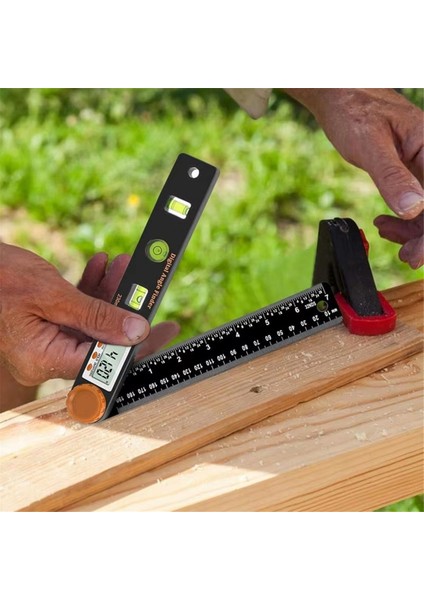 4&#39;ü 1 Dijital Ekran Açısı Cetvel Prostractor LCD Ekran Açısı Ölçüm Aracı Ağaç Işleme Aksesuarları (Yurt Dışından) fiyatları