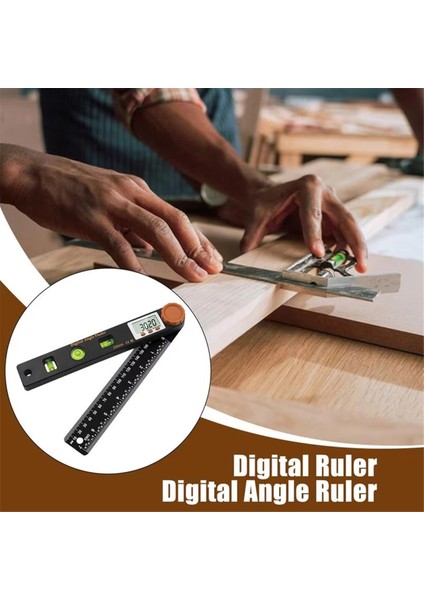 4&#39;ü 1 Dijital Ekran Açısı Cetvel Prostractor LCD Ekran Açısı Ölçüm Aracı Ağaç Işleme Aksesuarları (Yurt Dışından) modelleri