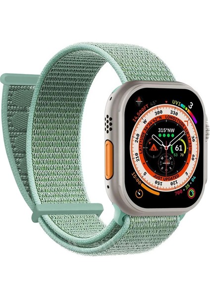 Apple Watch Series 11 46MM Hasırlı Kordon Woven Yeşil