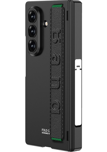 Galaxy Z Fold 7 Kılıf Zore Kıpta Kpt-01 Standlı Kapak - Siyah indirimleri