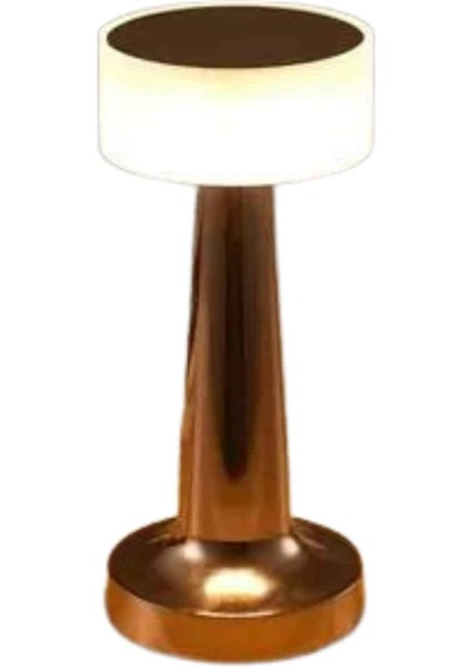 Zeroshop Kablosuz Renkli Masa ve Gece Lambası Altın Rengi Dokunmatik LED Lamba indirimleri