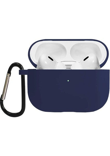 Airpods Pro 3 Liquid Silicone Lansman Lacivert