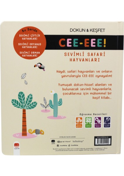 Dokun&Keşfet - CEE-EEE! - Sevimli Safari Hayvanları fiyatları