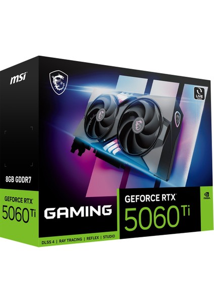 Msı Rtx 5060 Tİ 16GB Gamıng Trıo Oc 8gb Gddr7 256BİT Hdmı-Dp Pcıe5.0
