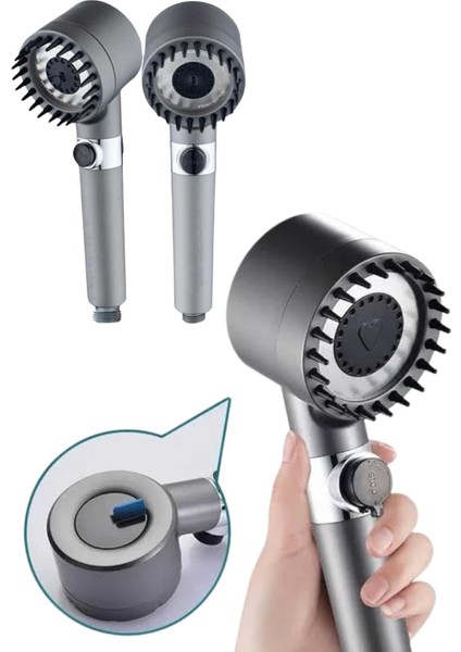 Zeroshop Duş Başlığı Profesyonel Masaj Başlıklı 3 Modlu Yeni Nesil Masaj Uçlu Su Tasarruflu modelleri