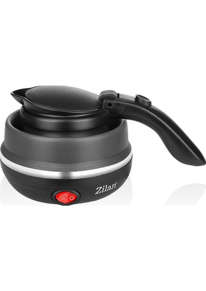 Katlanabilir 0,5l Mini Seyahat Su Isıtıcı, 750W, Paslanmaz Çelik Tabakalı, Çok Renkli