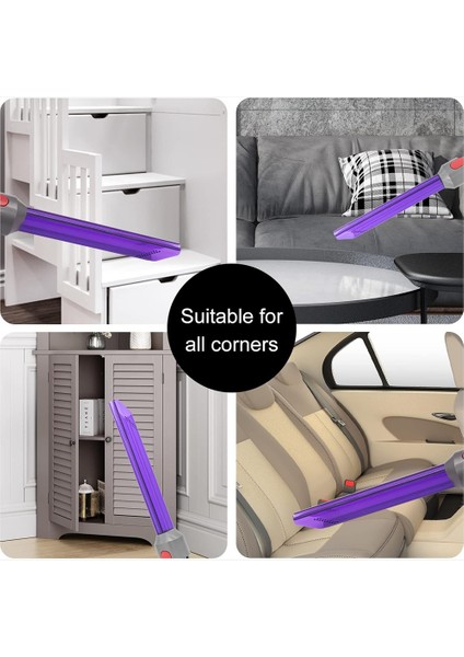 Dyson V7 V8 V10 V11 V15 Elektrikli Süpürge Parçaları Için LED Işık Borusu Dar Alan Aracı Esnek Uzatma Hortumu Yedek Takımı (Yurt Dışından) fiyatları