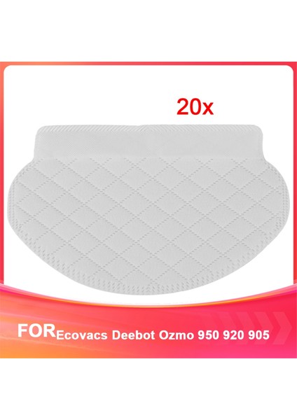 Paspas Bezi, Ecovacs Deebot Ozmo 950 920 905 Süpürge Temizleme Bezi Için Uygun (Yurt Dışından)