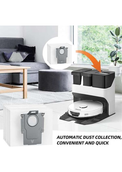 Roborock S8 Pro Ultra/s8+/s7 Max/maxv Ultra/q5+/q5 Max+/q5 Duoroller+/q7 Max+/q8 Max+ Vakum Parçaları Için 16 Adet Toz Torbası (Yurt Dışından) indirimleri