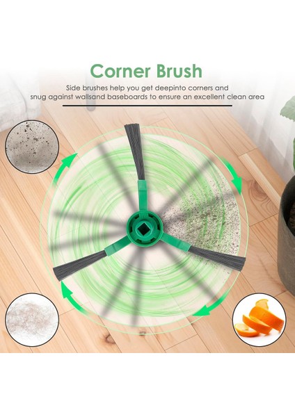 Irobot Combo Essential Serisi Y0140 Y0110 Y0112 Robot Süpürge Aksesuarları Için 10 Adet Ana Fırça Yan Fırça Filtresi (Yurt Dışından) fiyatları