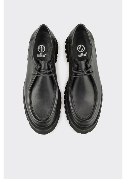 Siyah Deri Kadın Günlük Ayakkabı fırsatları