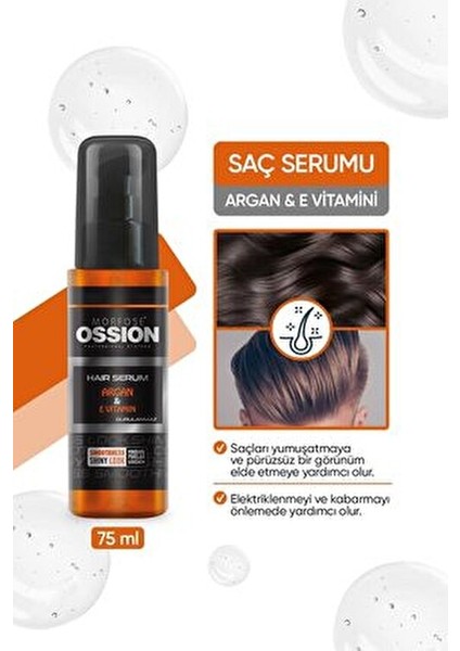 Saç Serumu Argan E Vitamini ile Parlak ve Pürüzsüz Saçlar İçin 75 ml modelleri