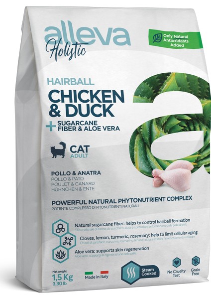 Holıstıc Tavuk & Ördek Yetişkin Kedi Maması 1.5kg