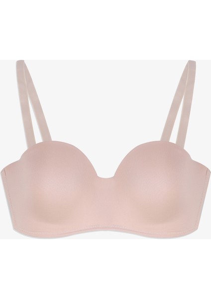 2'li Paket - Kadın Dolgusuz Mikro Straplez Sütyen