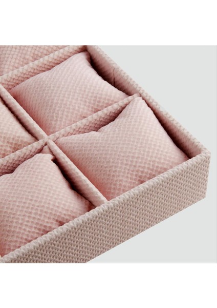 Allzey 12LI Anfora Kumaş Yastıklı Tabla-Pembe fiyatları