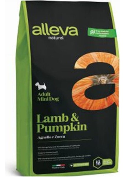 Natural Kuzulu & Balkabağı Düşük Tahıllı Küçük Irk Yetişkin Köpek Maması 12 Kg