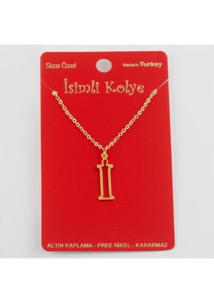 Allzey Prinç Harfli Kolye-I
