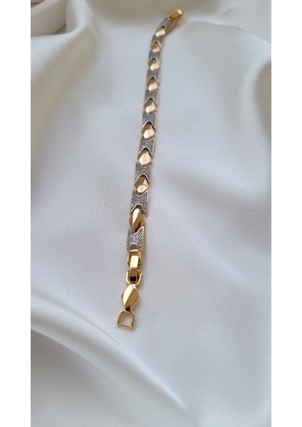 Xupıng Rose Gold Vıpzirkon Taşlı Bileklik 2 cm Uzatmalı fiyatları