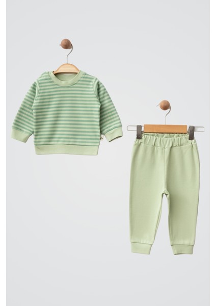 Çizgili 2'li Takım - Mint