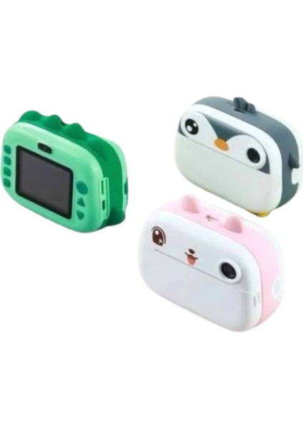 Zeroshop Çocuklara Özel Şirin Tasarımlı Mini Fotoğraf Yazıcısı 3 Adet Rulo Hediyeli fırsatları
