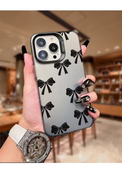 Iphone 15 Pro Max Uyumlu Kaplan Zebra Desenli Lüx Telefon Kılıfı MK01A