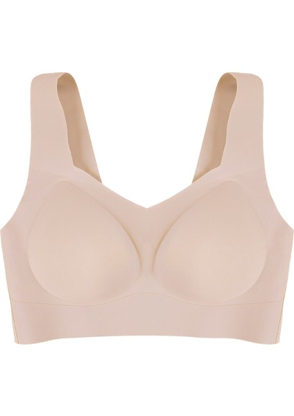 Balensiz Lazer Dikişsiz Çıkarılabilir Pedli Kalın Askılı Görünmez Sütyen