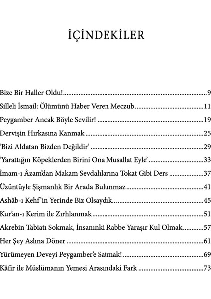 Hikmetli Kıssalar - Kemâl Özer modelleri
