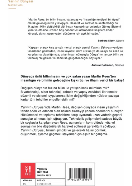 Yarının Dünyası - Martin Rees fiyatları
