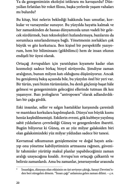 Yarının Dünyası - Martin Rees indirimleri