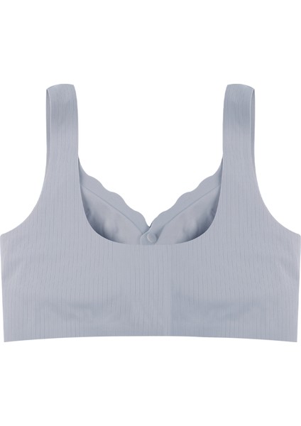 Balensiz Lazer Dikişsiz Kaplı Önden Kopçalı Sütyen Büstiyer