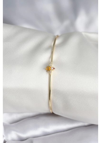 Bfs Sinek Figürlü Gold Renk Pirinç Kadın Bileklik