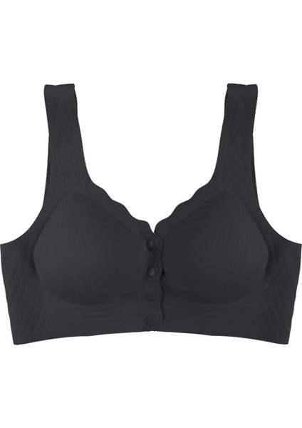 Balensiz Lazer Dikişsiz Kaplı Önden Kopçalı Sütyen Büstiyer indirimleri