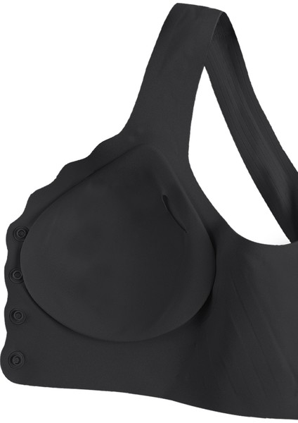 Balensiz Lazer Dikişsiz Kaplı Önden Kopçalı Sütyen Büstiyer