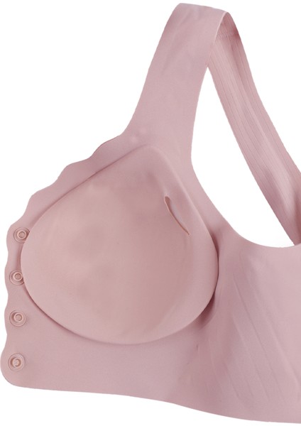 Balensiz Lazer Dikişsiz Kaplı Önden Kopçalı Sütyen Büstiyer