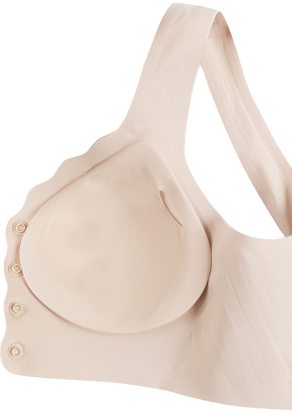 Balensiz Lazer Dikişsiz Kaplı Önden Kopçalı Sütyen Büstiyer