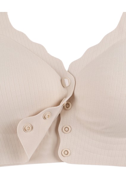 Balensiz Lazer Dikişsiz Kaplı Önden Kopçalı Sütyen Büstiyer