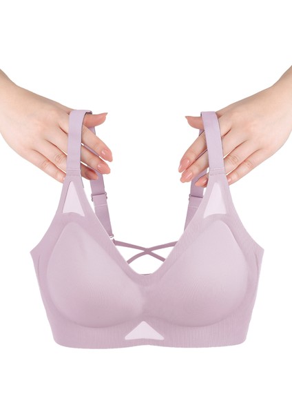 Balensiz Push Up Dikişsiz Çıkarılabilir Pedli Nefes Alan Sporcu Sütyen fırsatları