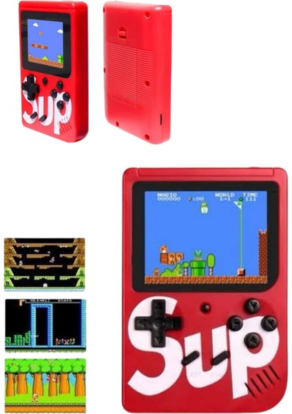 Zeroshop Çocuklara Özel Taşınabilir Sup El Atarisi 400 Oyunlu Nostaljik Oyun Konsolu fırsatları