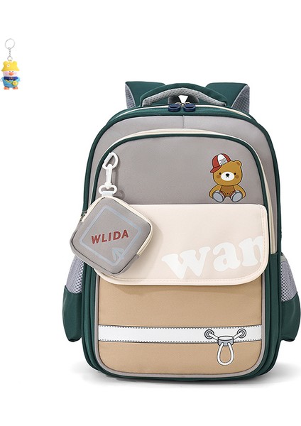 1-3 Sınıf Ilkokul Öğrencileri Okul Çantaları Hafif Büyük Kapasiteli Erkek ve Kız Sırt Çantası Karikatür Baskılı Anaokulu Okul Çantaları (Yurt Dışından)