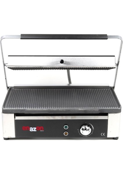 Güçlü 32 Dilim Elektrikli Tost Makinesi, Döküm Gövde, Geniş Ebat, Şık Gri Renk