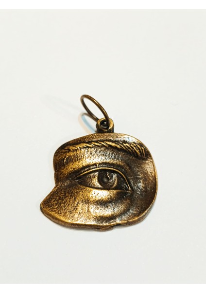 Göz Kolye Ucu. Antik Bronz Kaplama.