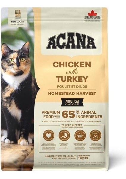 Homestead Harvest Yetişkin Kedi Maması 1,8 kg