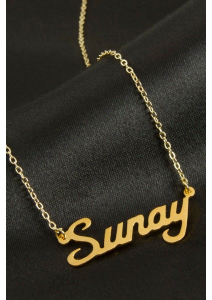 Allzey Sunay Isimli Kolye -Sarı