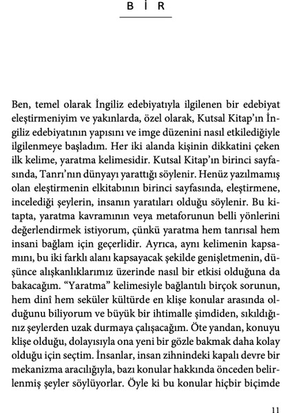 Yaratma Yeniden Yaratma - Northrop Frye