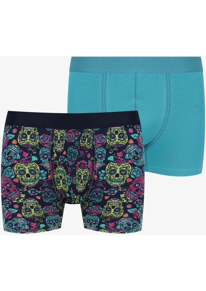 Erkek 2'li Pamuklu Likralı Boxer indirimleri