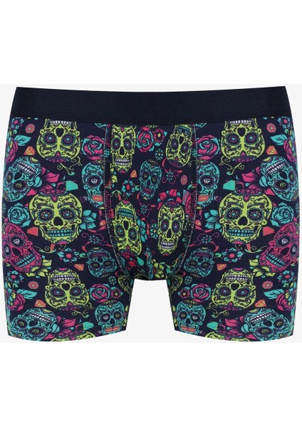 Erkek 2'li Pamuklu Likralı Boxer