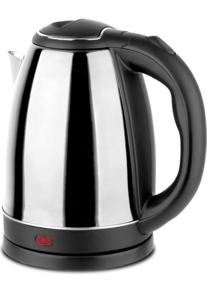 Gri 1,8 Litre Paslanmaz Çelik Kettle, Şık ve Dayanıklı Tasarım